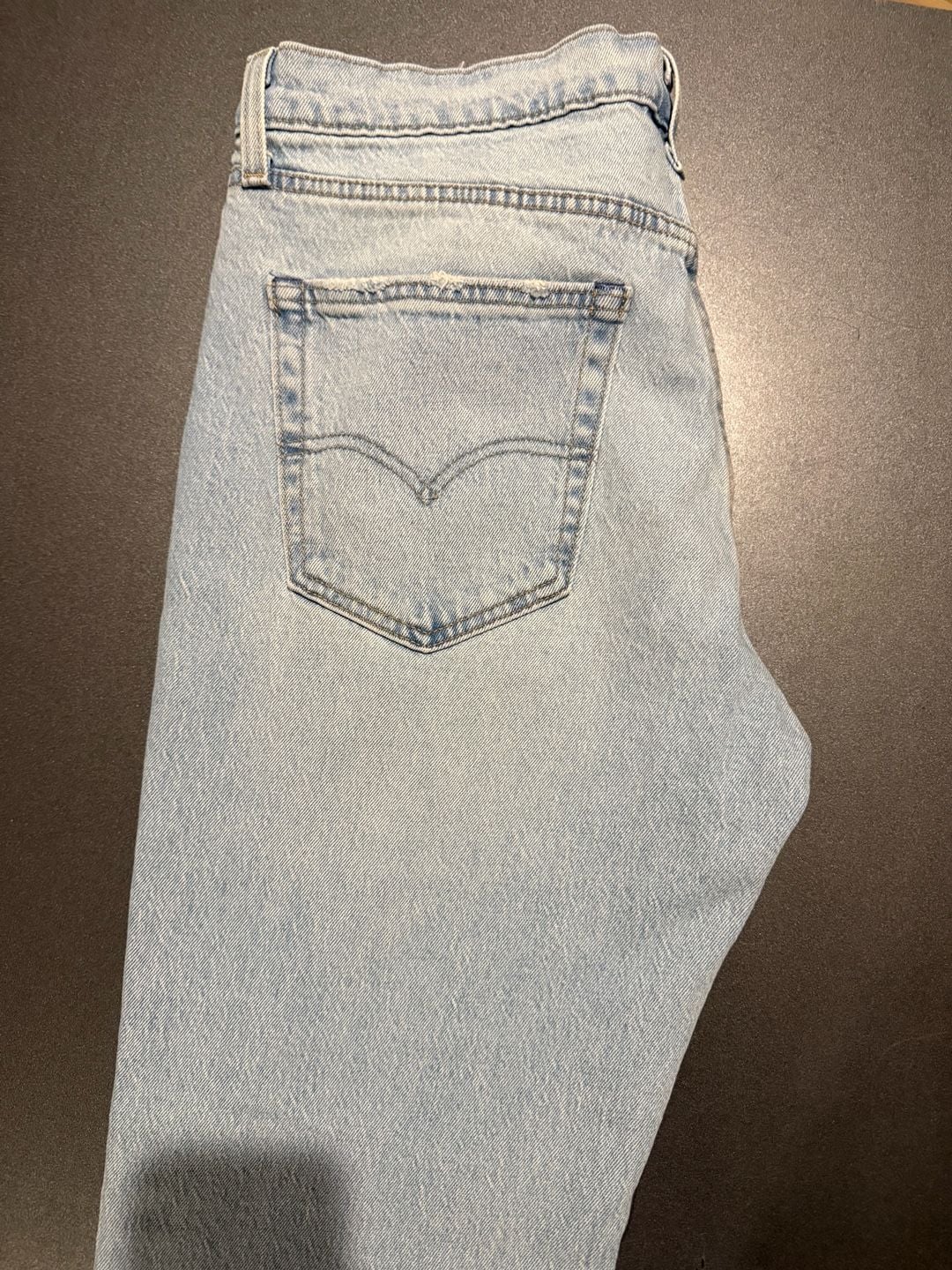 Levi's 511 Slim Fit Jeans 36x30 Distressed Sashiko Patchwork Big E 6