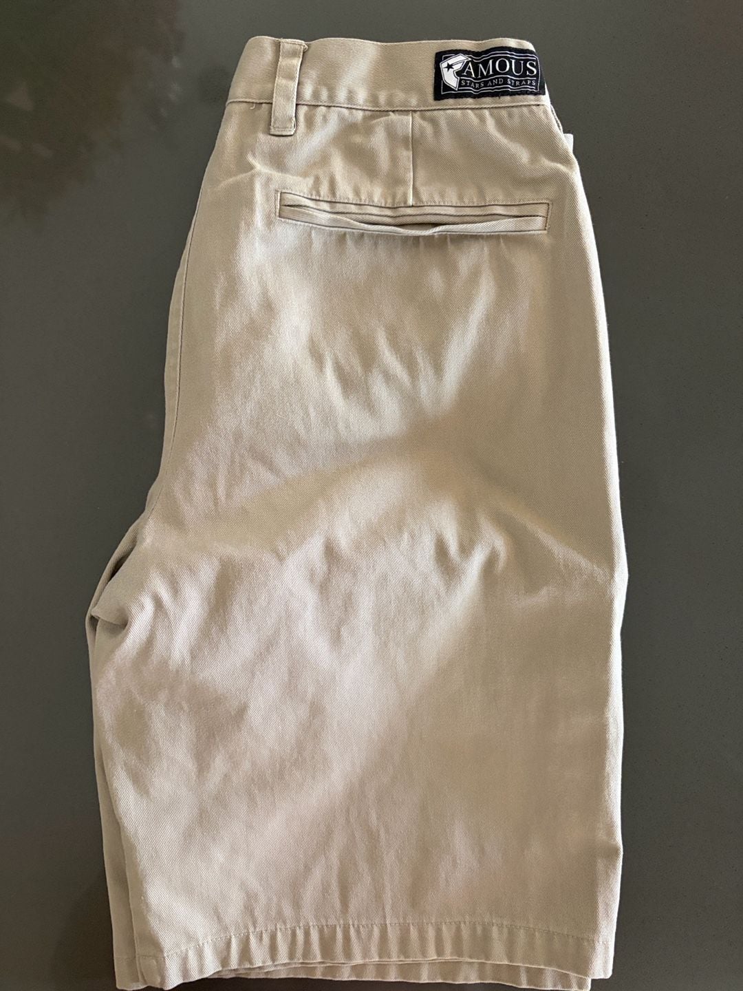 Famous Stars and Straps Khaki Chino Shorts Size 34 4