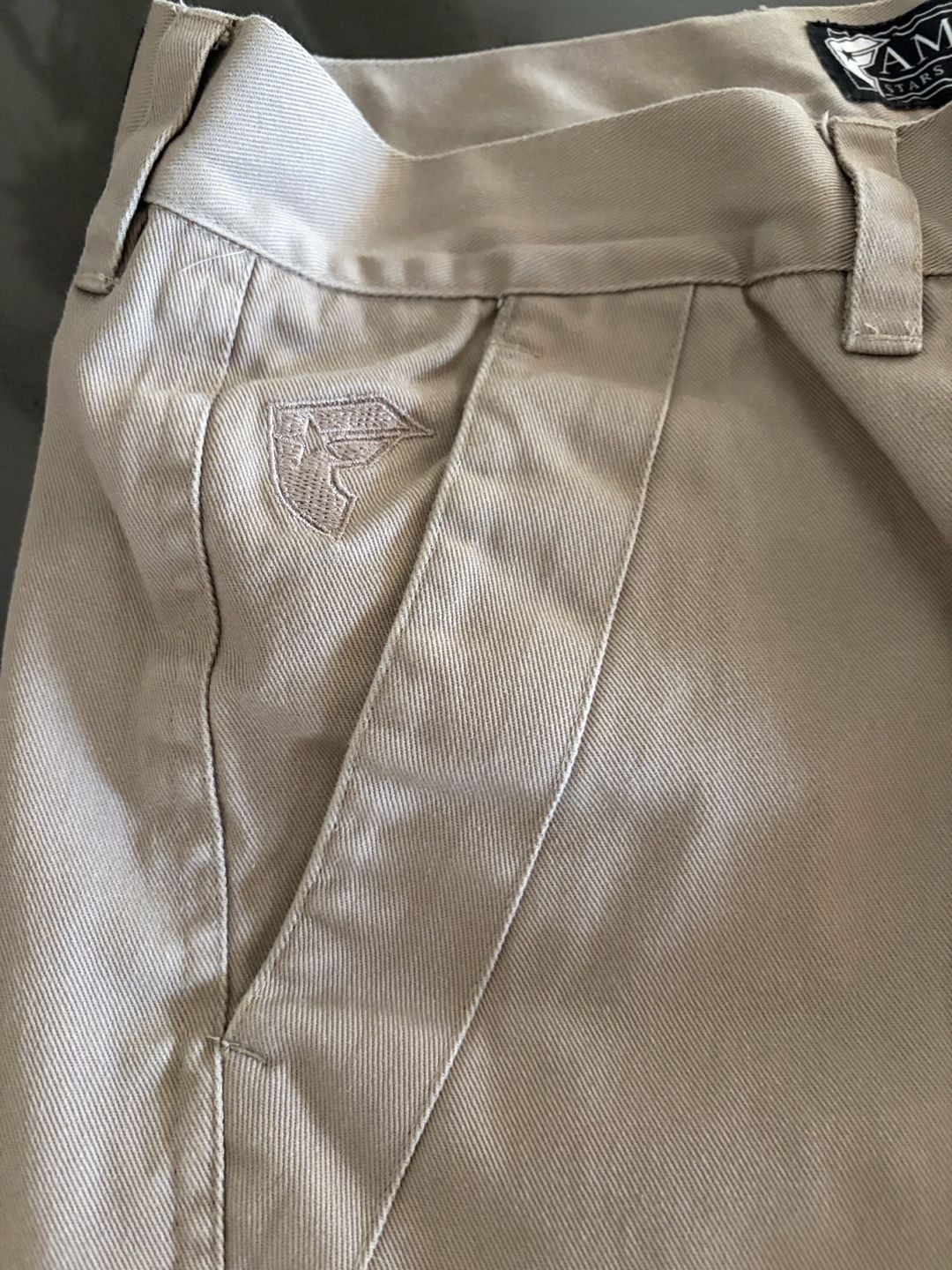 Famous Stars and Straps Khaki Chino Shorts Size 34 9