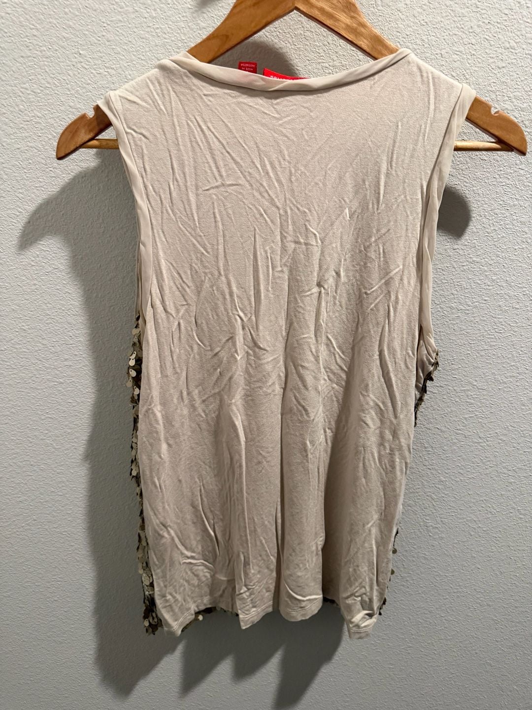 New York & Company Collection Sequin Tank Top Size L 6