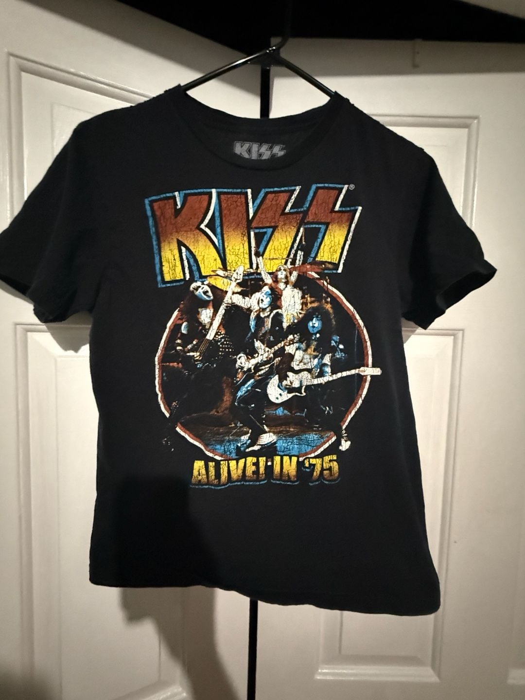 KISS Alive! In '75 Graphic T-Shirt Size Mens Small 1