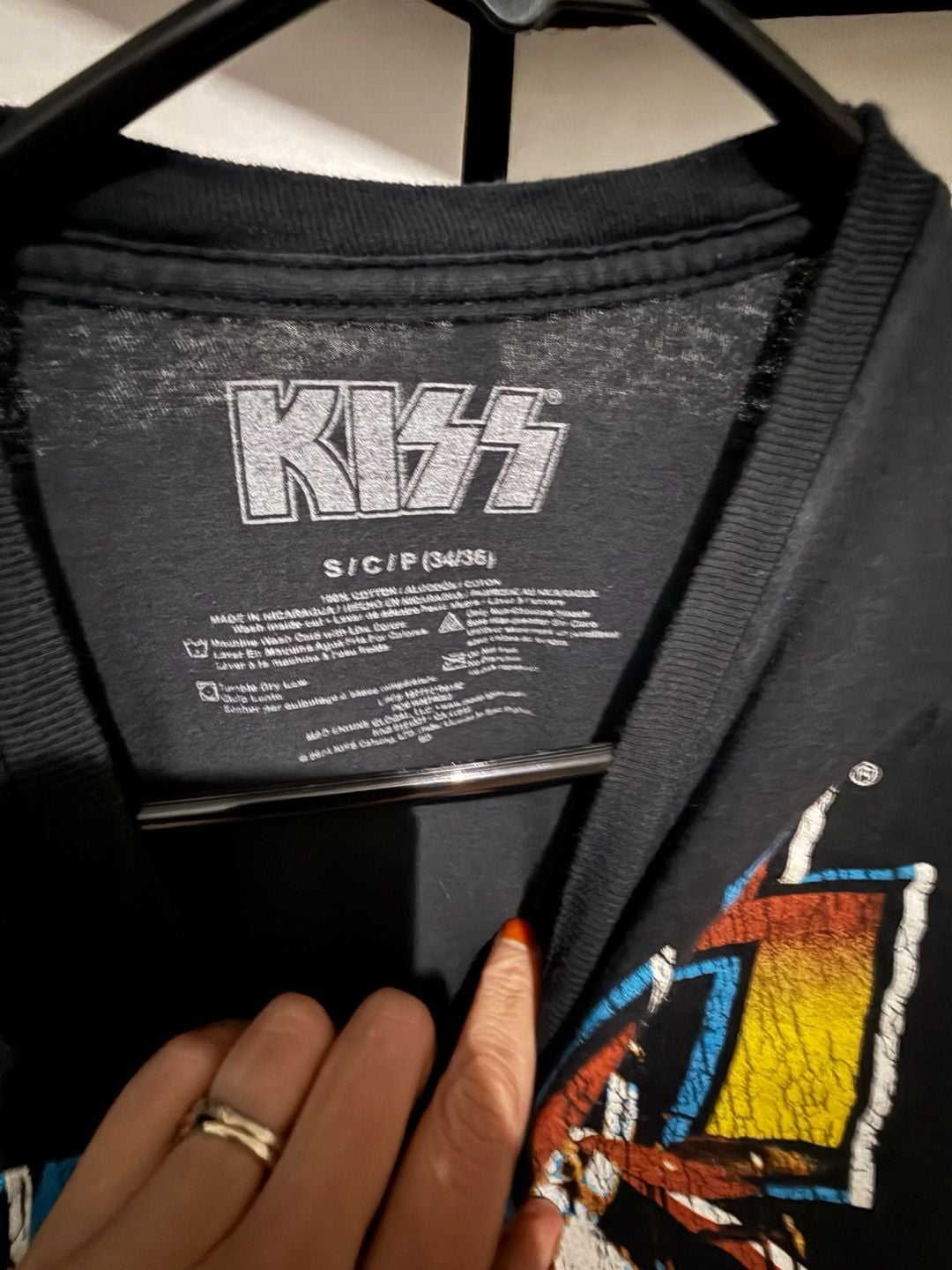 KISS Alive! In '75 Graphic T-Shirt Size Mens Small 3