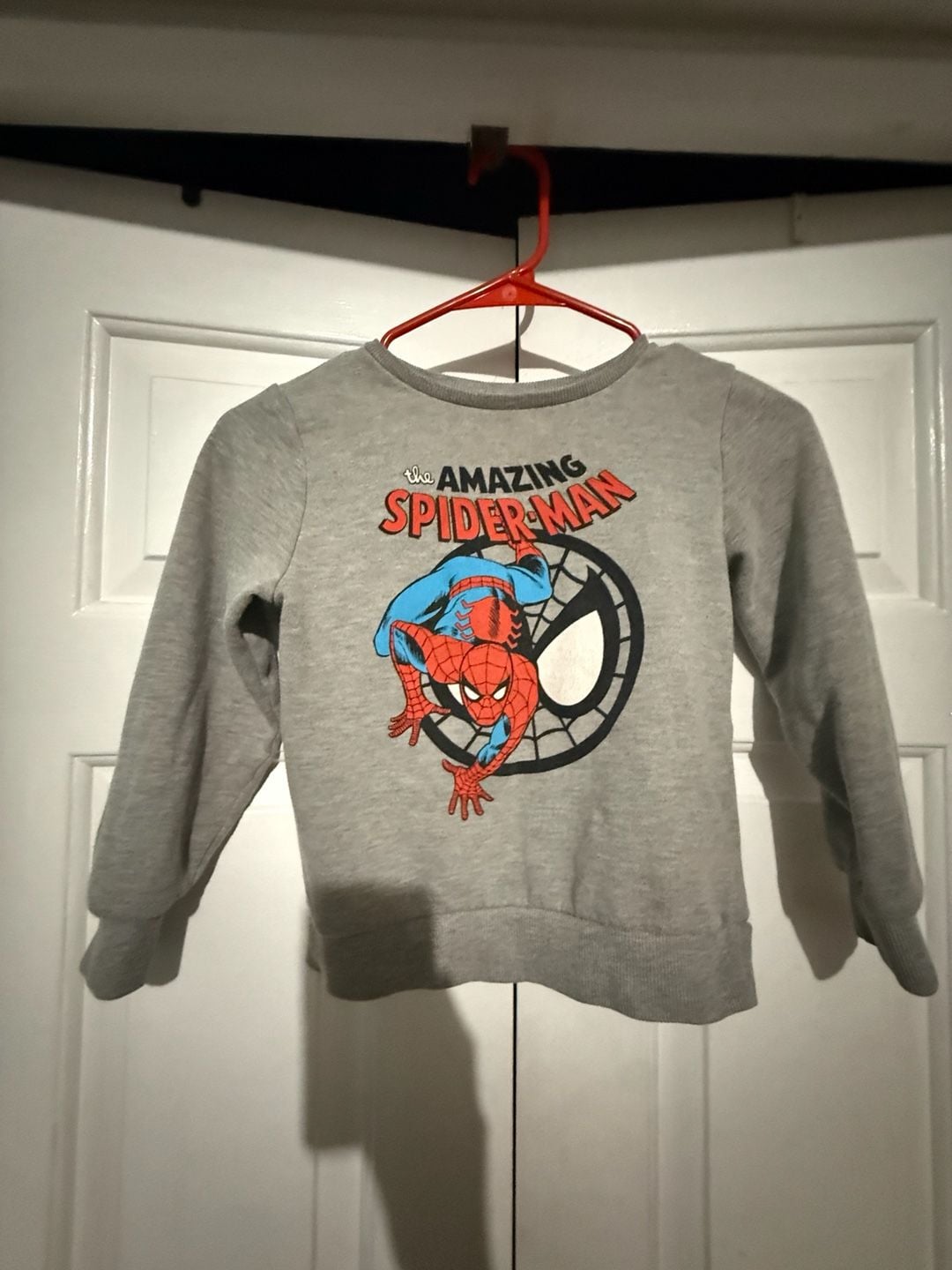 Marvel The Amazing Spider-Man Gray Sweatshirt Size 5T 2