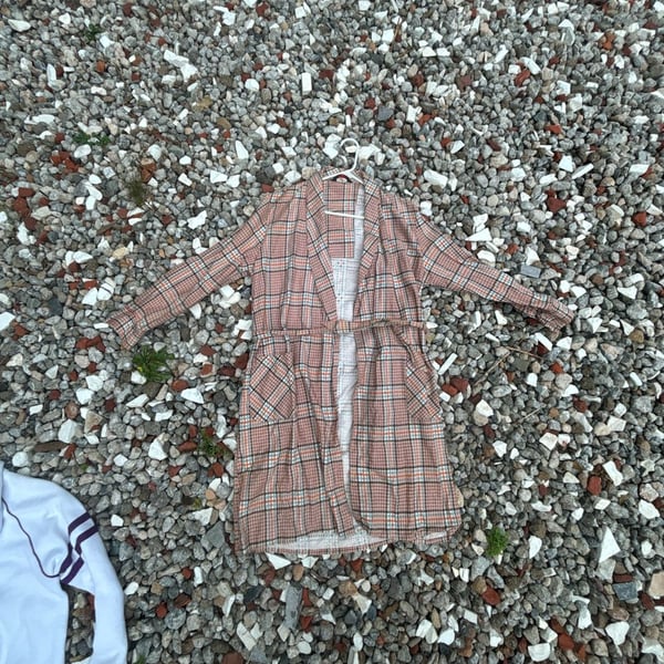 Vintage Harcourt Plaid Robe Size M