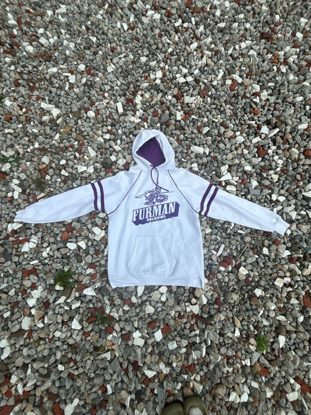 Vintage Furman Paladins Hoodie Sweatshirt Size L 2
