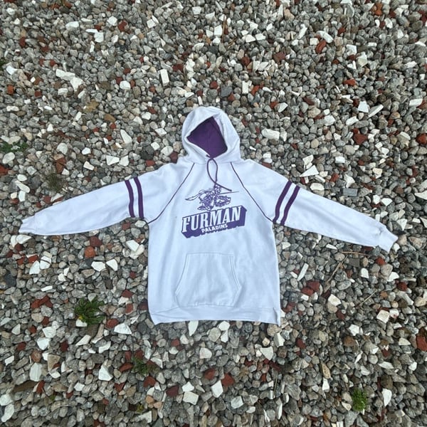 Vintage Furman Paladins Hoodie Sweatshirt Size L