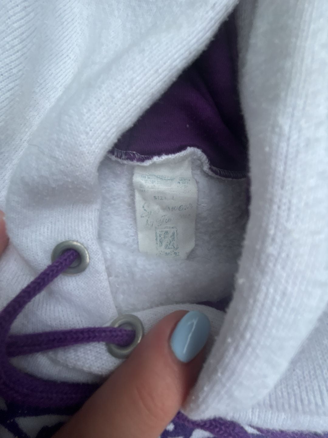 Vintage Furman Paladins Hoodie Sweatshirt Size L 5
