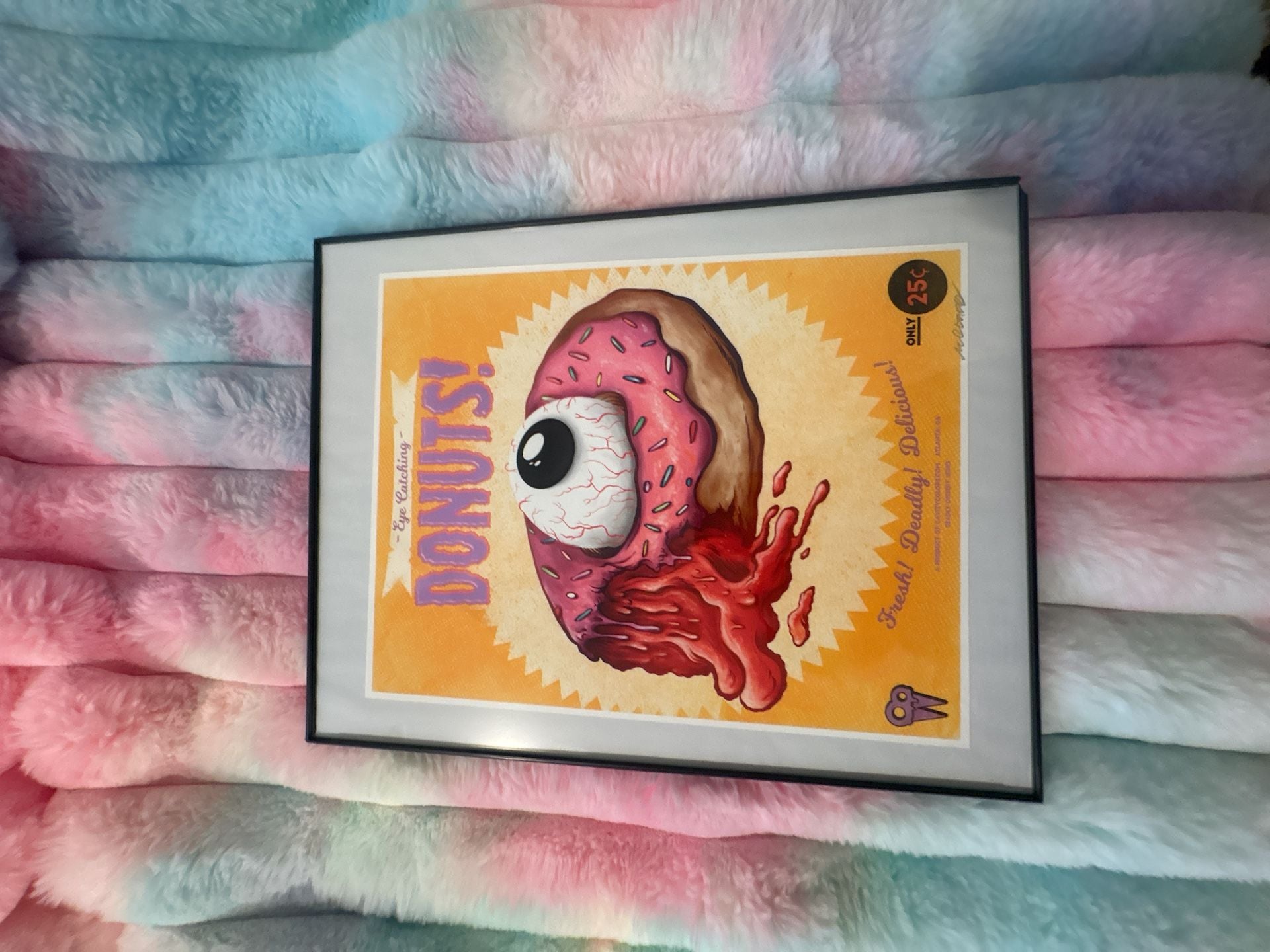Cavity Colors Eye Catching Donuts Art Print 1