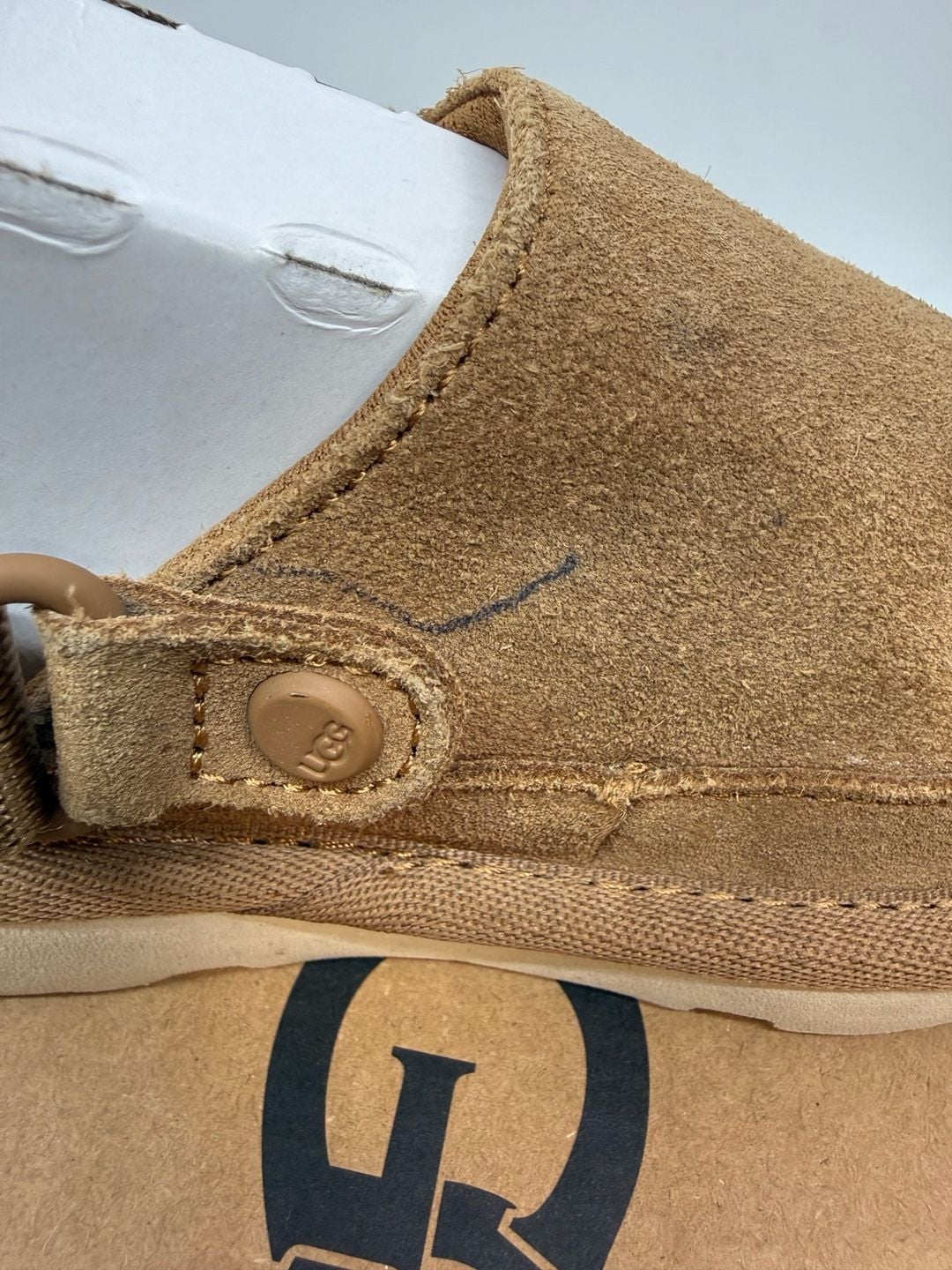 UGG Unisex Child Venture Daze Suede Clog Sandals Size 6 8