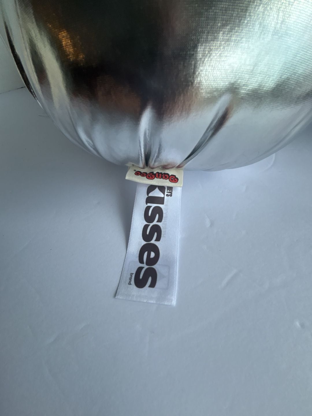 Dan Dee Hershey's Kisses Plush Silver Stuffed Toy 8” NEW 2