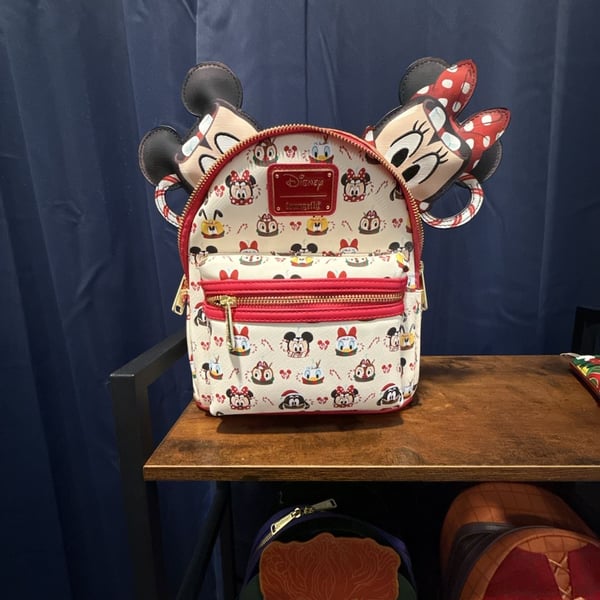 Loungefly Disney Holiday Characters Mini Backpack