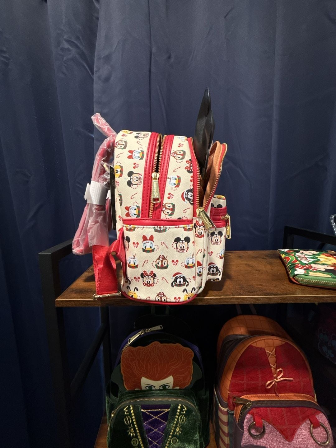 Loungefly Disney Holiday Characters Mini Backpack 4
