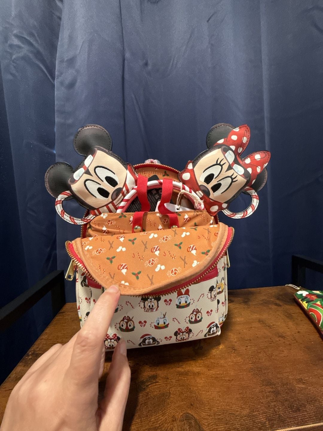 Loungefly Disney Holiday Characters Mini Backpack 5