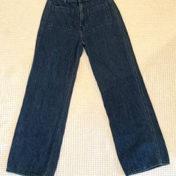 Wilfred Free Size 6 High Rise Patch Pocket Straight Leg Jeans