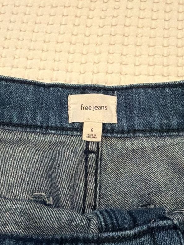 Wilfred Free Size 6 High Rise Patch Pocket Straight Leg Jeans 3