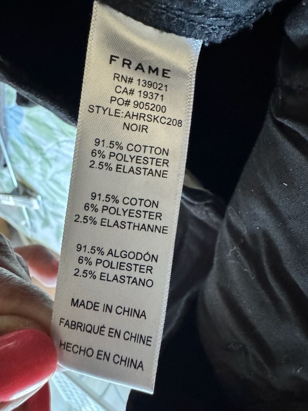 FRAME Ali High Rise Cigarette Jeans Size 24 4