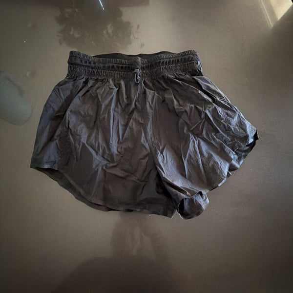 Lululemon Size 6 Black Athletic Running Shorts