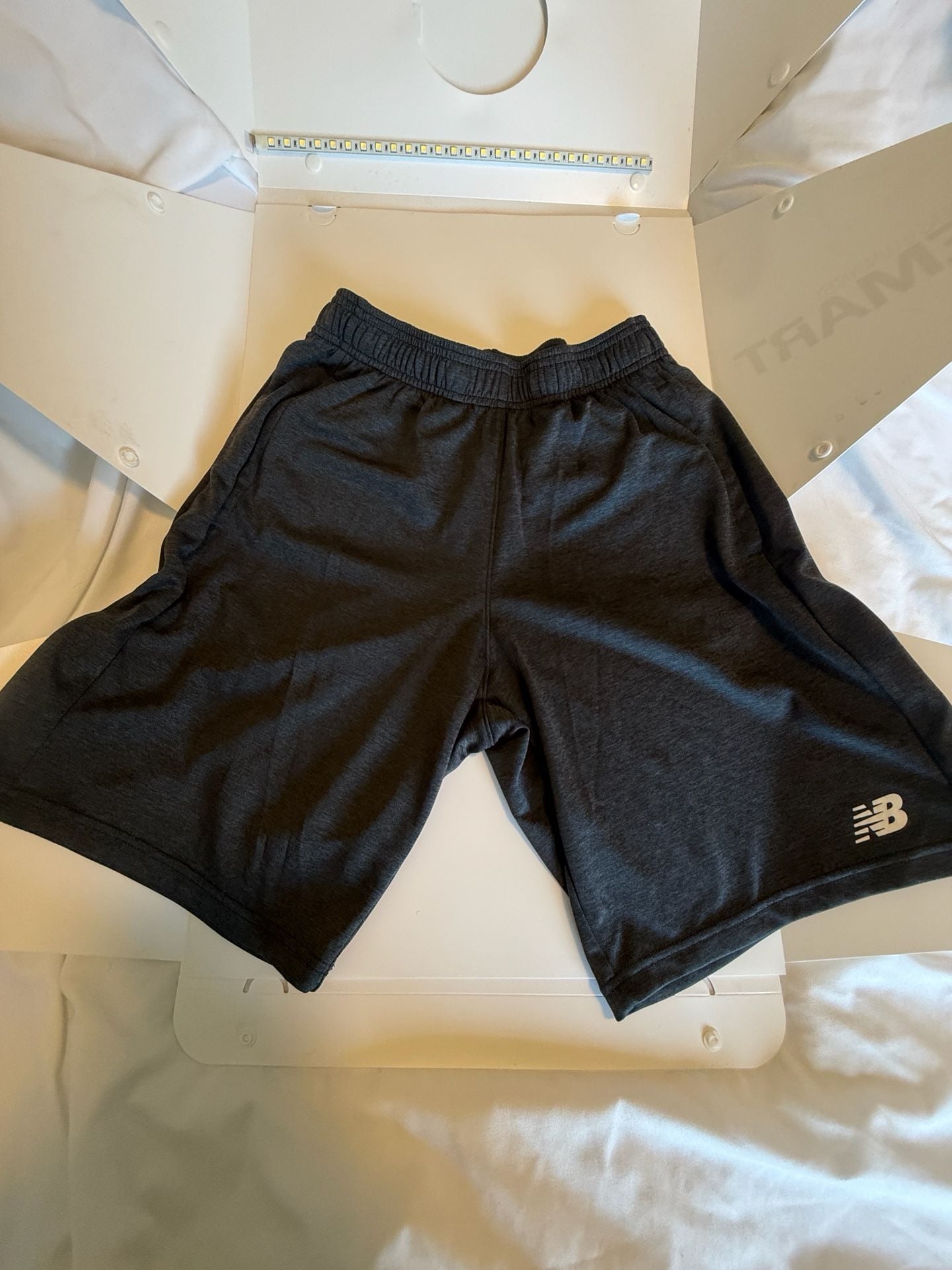 New Balance Men's Athletic Performance Shorts Size S Charcoal Heather 7