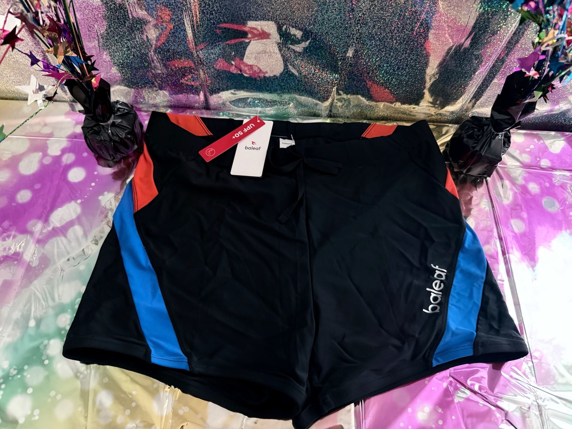 Baleaf Women's Swim Shorts Size L UPF 50+ 1