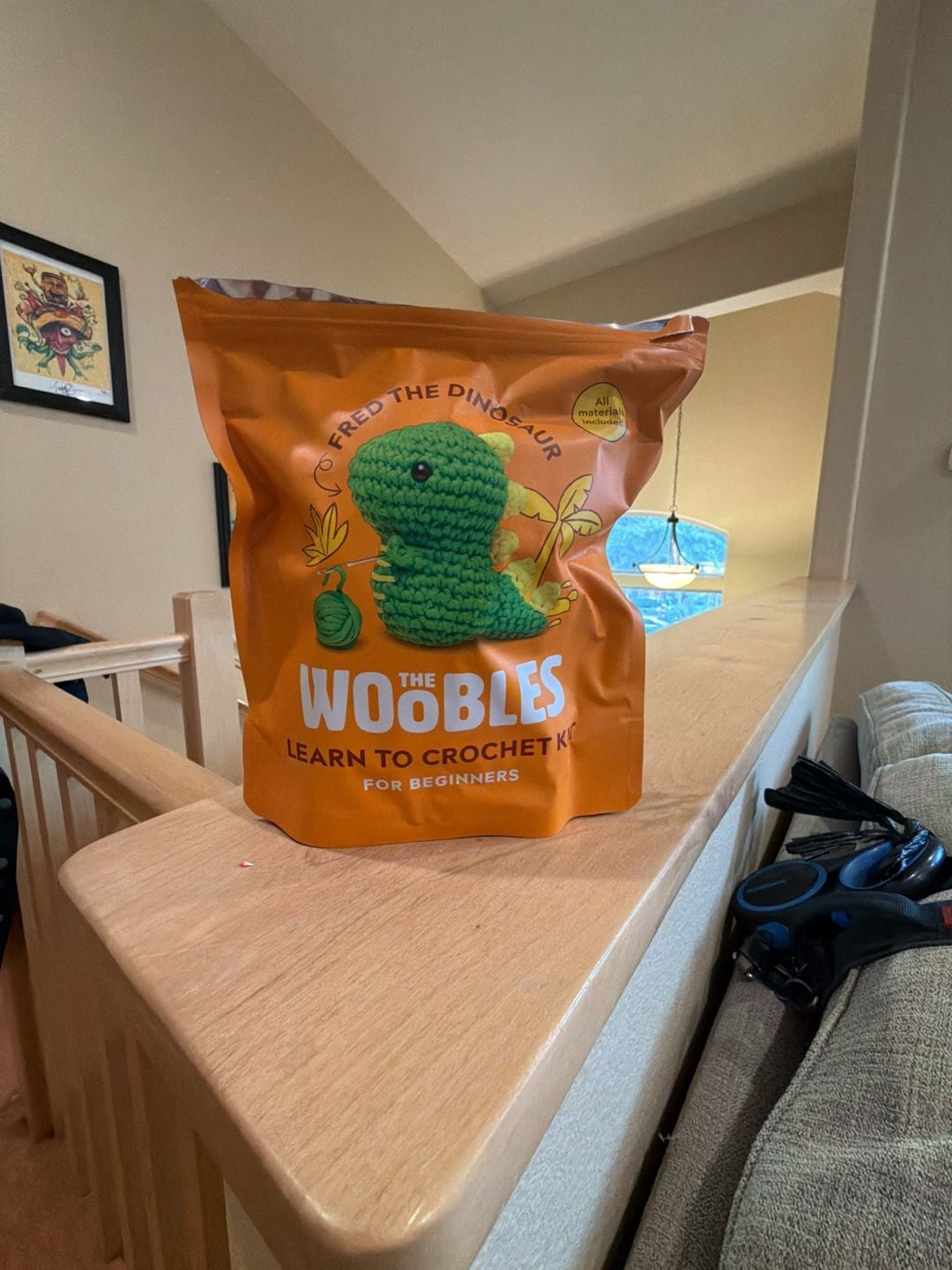The Woobles Fred The Dinosaur Learn To Crochet Kit For Beginners 1