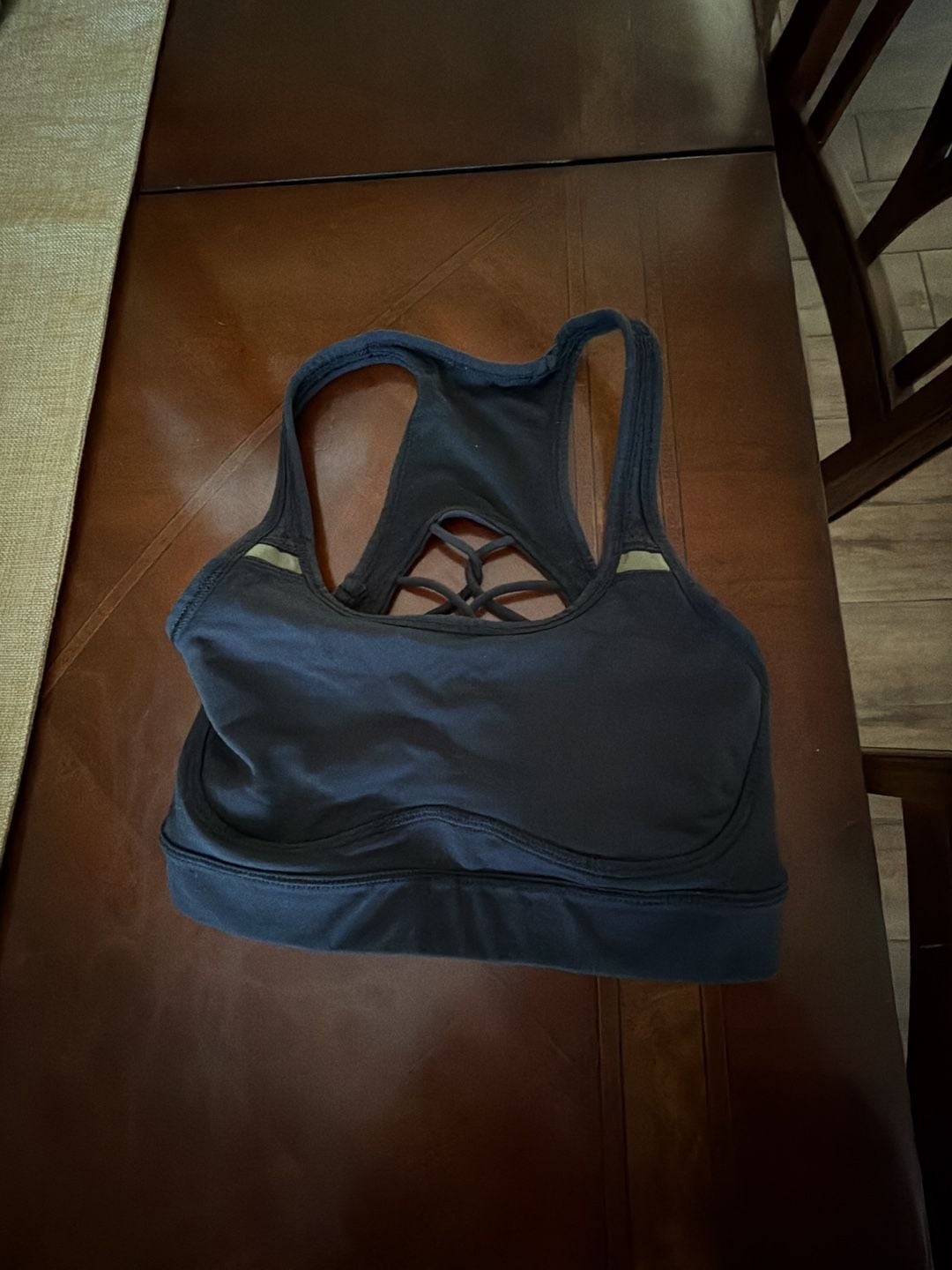 Lululemon Free to Be Serene Bra Black Strappy Back 1
