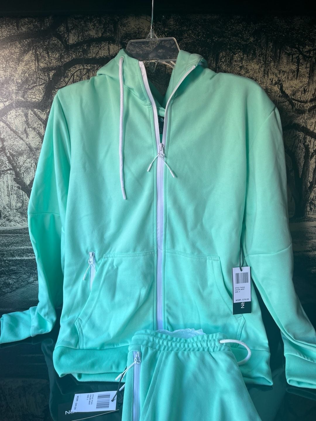 New True Born Mint Tracksuit Set Size Small - Hoodie & Joggers NWT 3