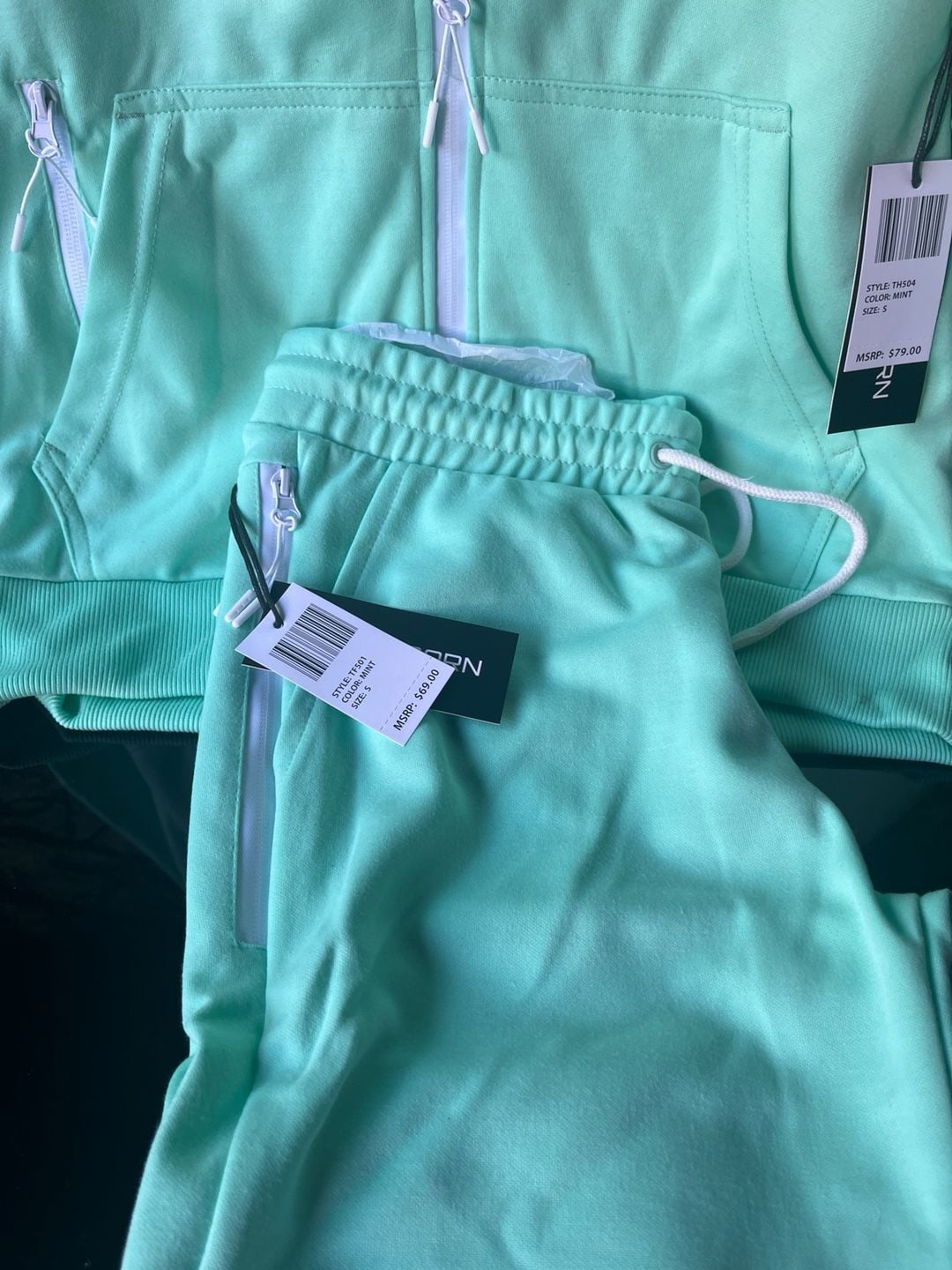 New True Born Mint Tracksuit Set Size Small - Hoodie & Joggers NWT 6