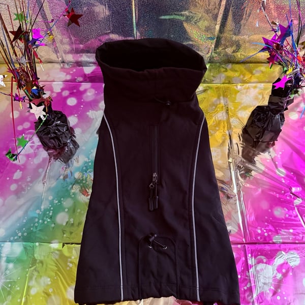 Hurtta Summit Parka Dog Coat Black Size M