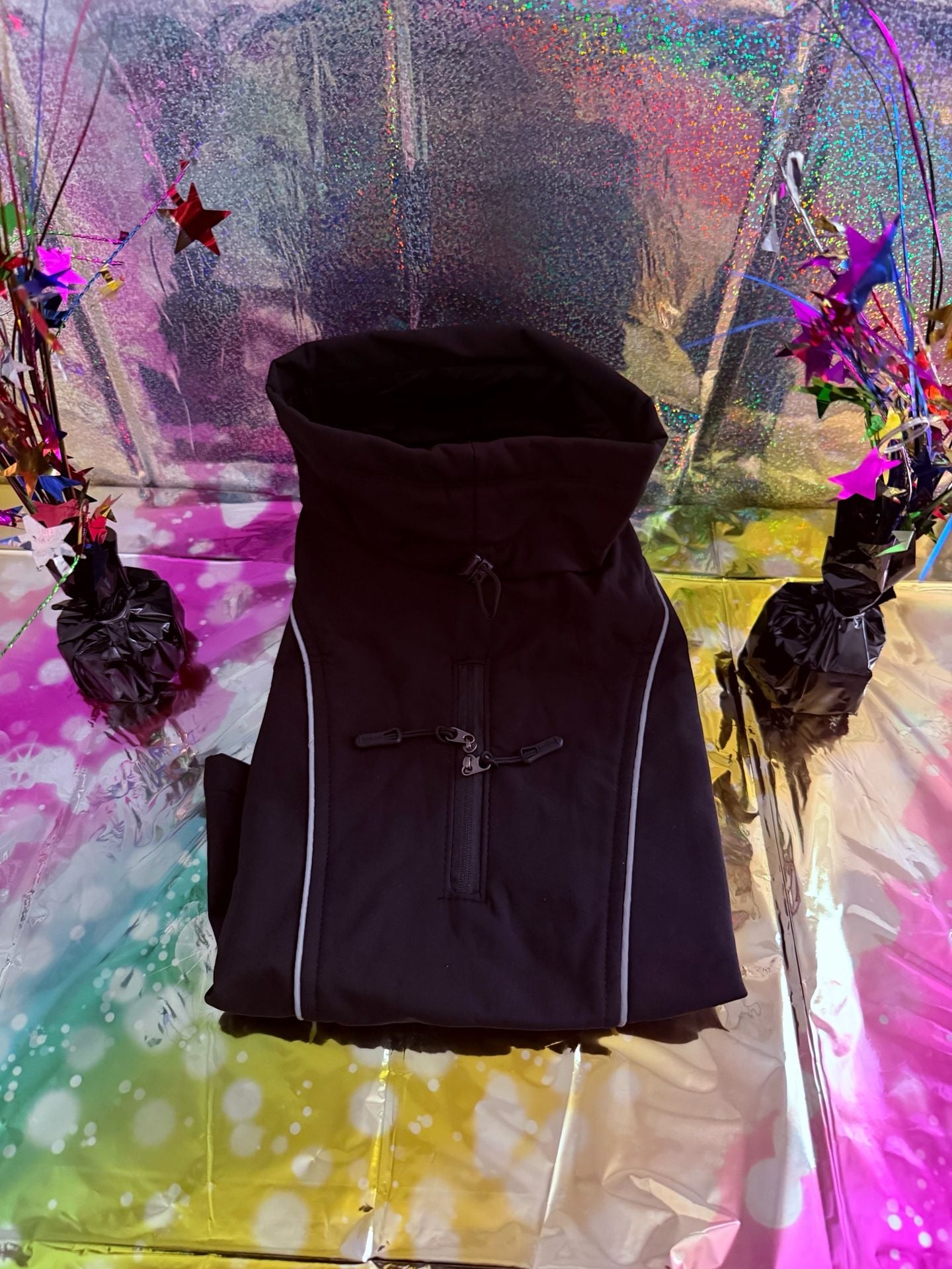 Hurtta Summit Parka Dog Coat Black Size M 4