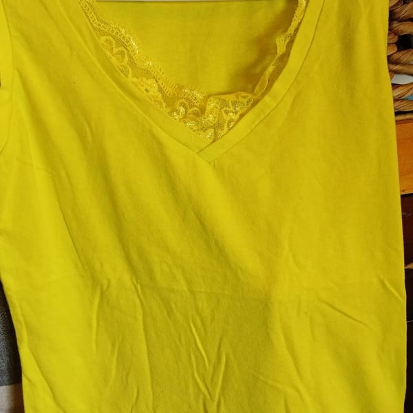 VTG Chicos Tank Top Size 3 (Womens 16) Green Sleeveless Shirt