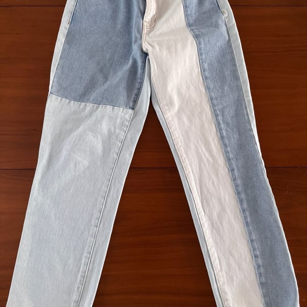PacSun Colorblock Y2K High-rise Jeans Size 27