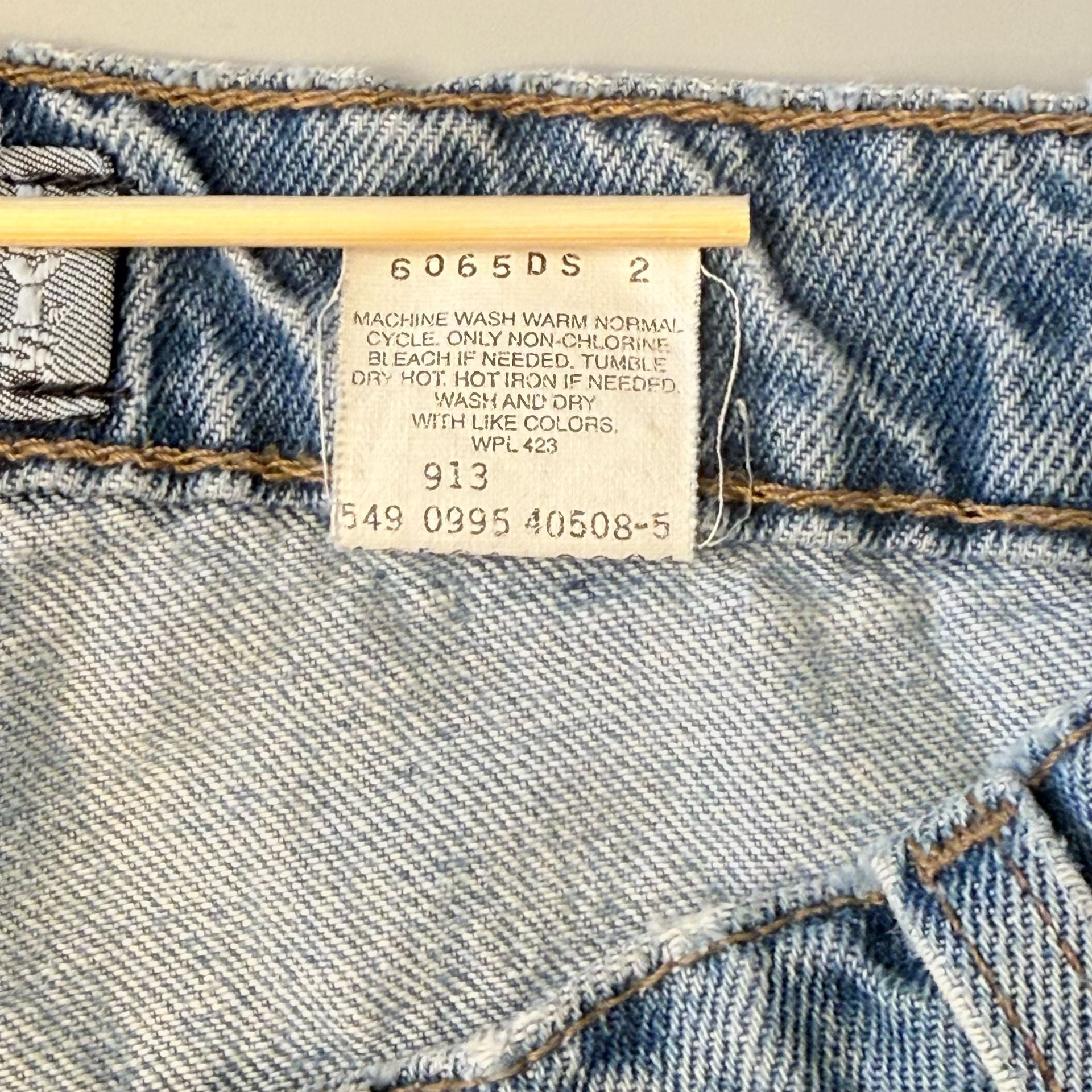 Vtg 90s Levi’s SilverTab BAGGY Pleated Jeans 34x30 /36x30 USA Made Cotton Grunge 8