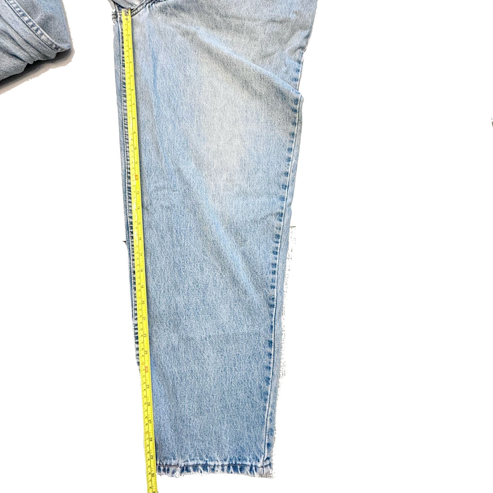 Vtg 90s Levi’s SilverTab BAGGY Pleated Jeans 34x30 /36x30 USA Made Cotton Grunge 15