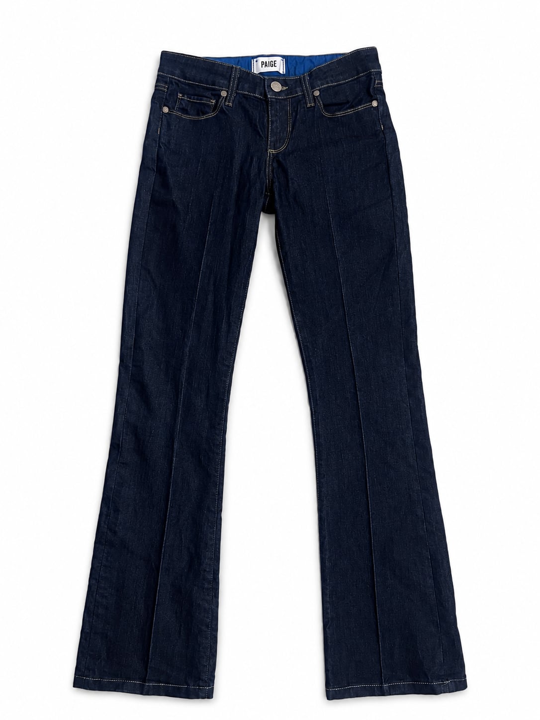 Paige Dark Wash Bootcut Jeans 5