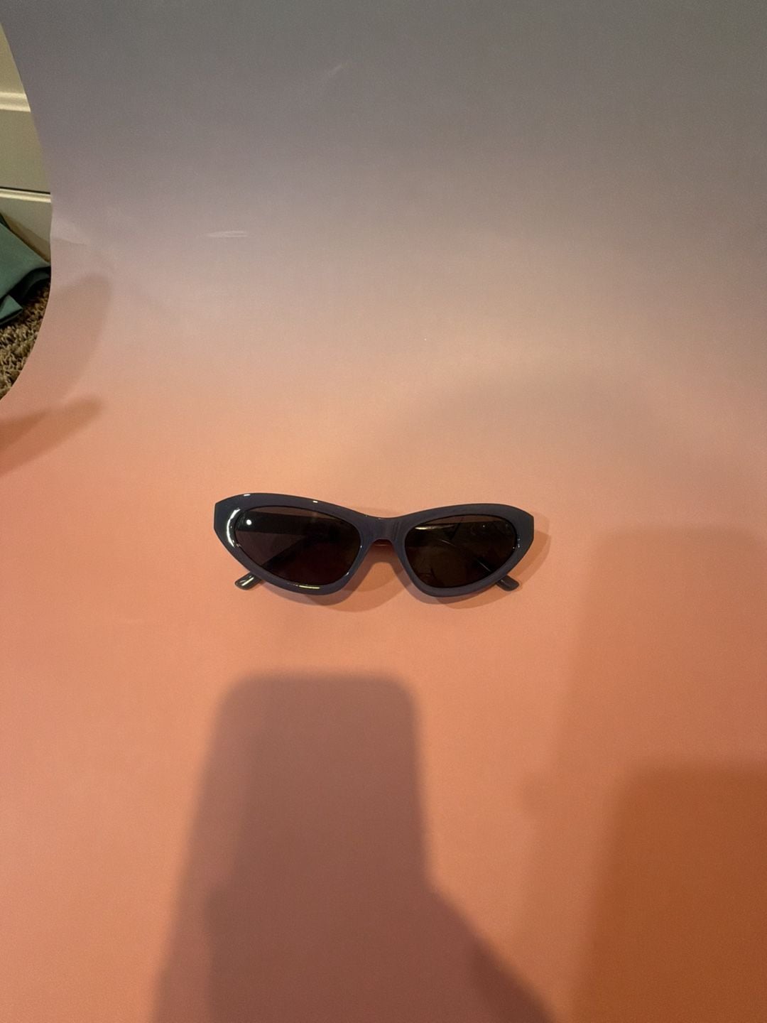 H&M Blue Cat Eye Sunglasses 2
