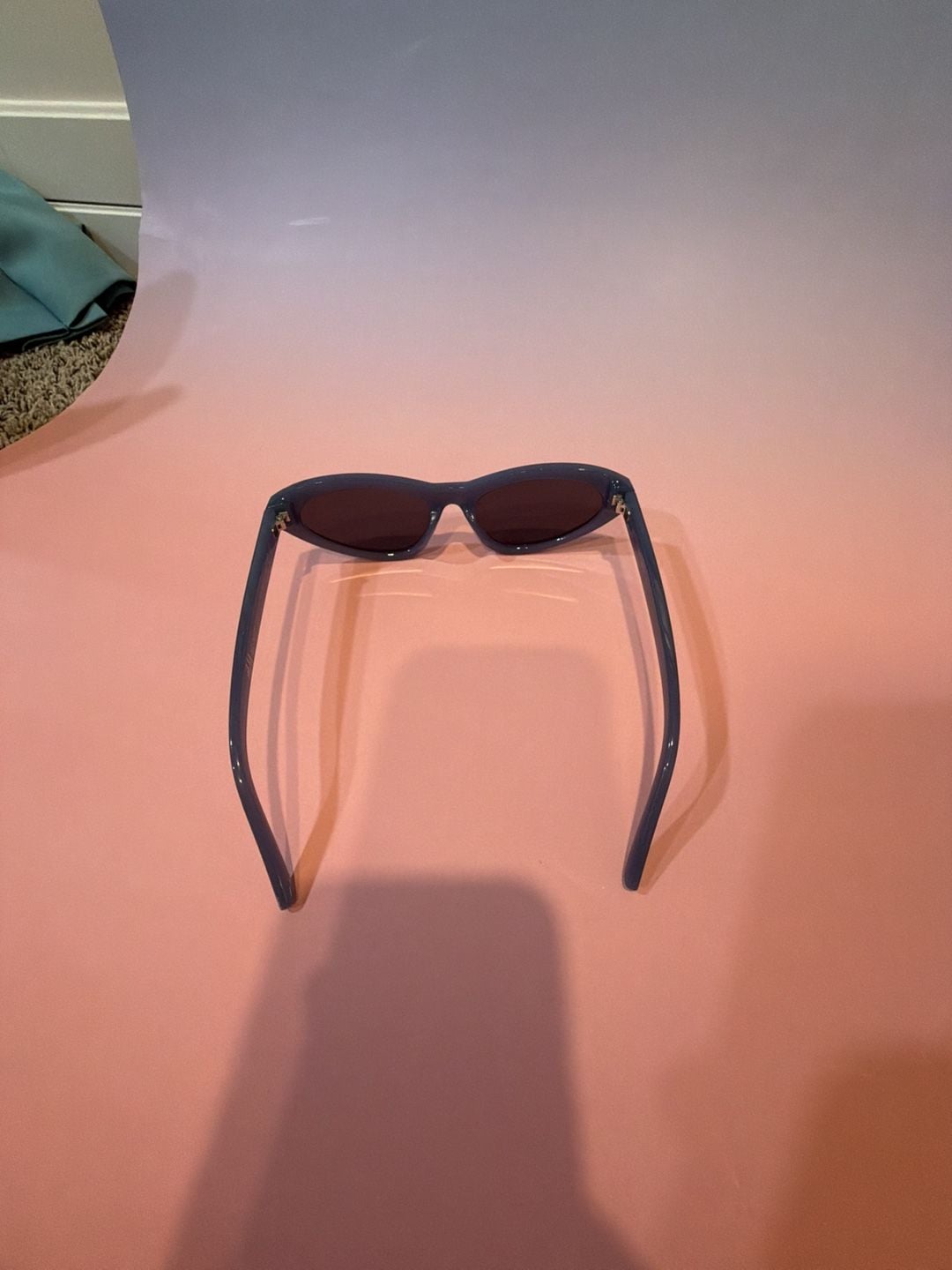 H&M Blue Cat Eye Sunglasses 6