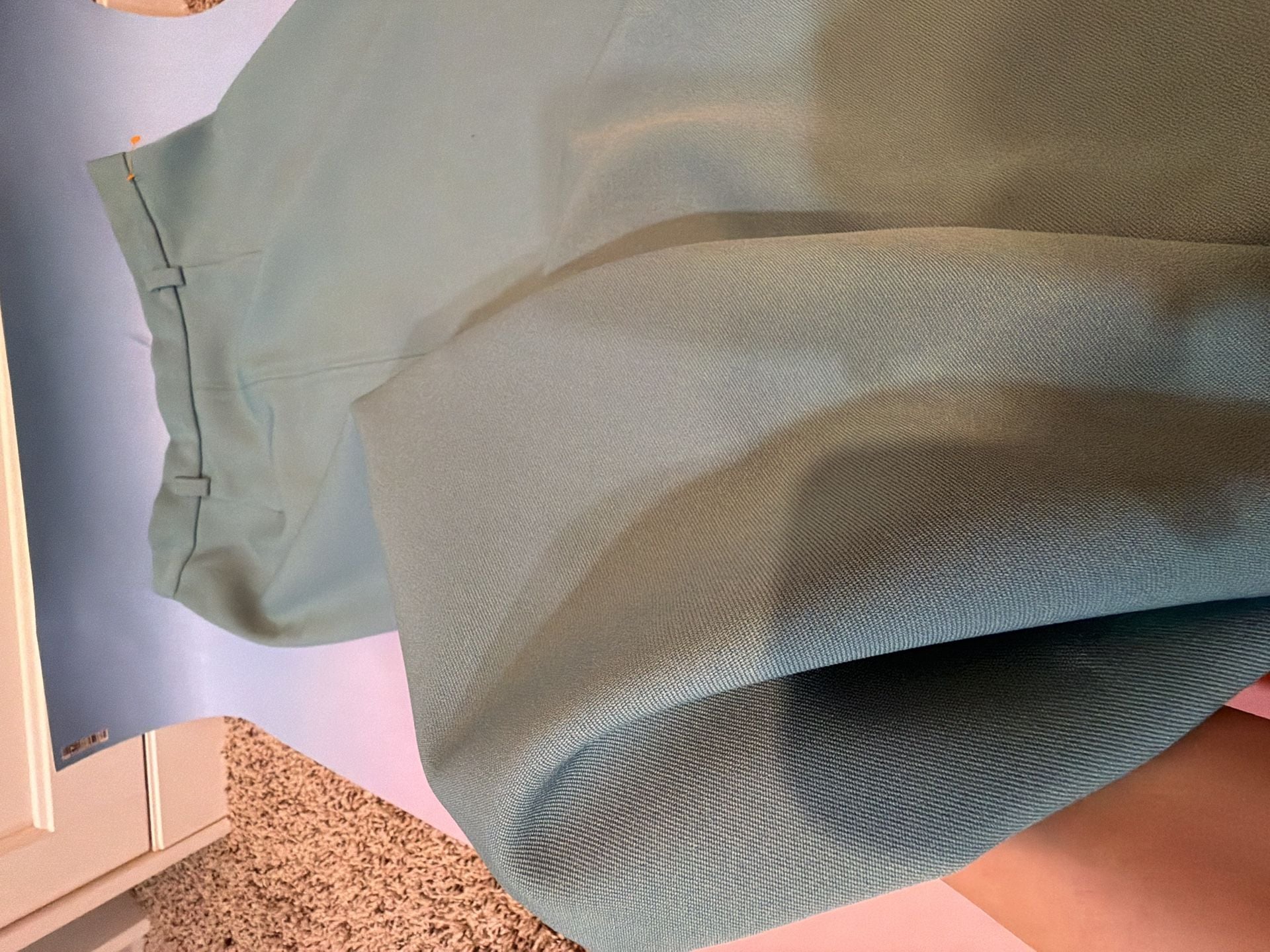 Vintage Campus Casuals of California Teal Midi Skirt 3