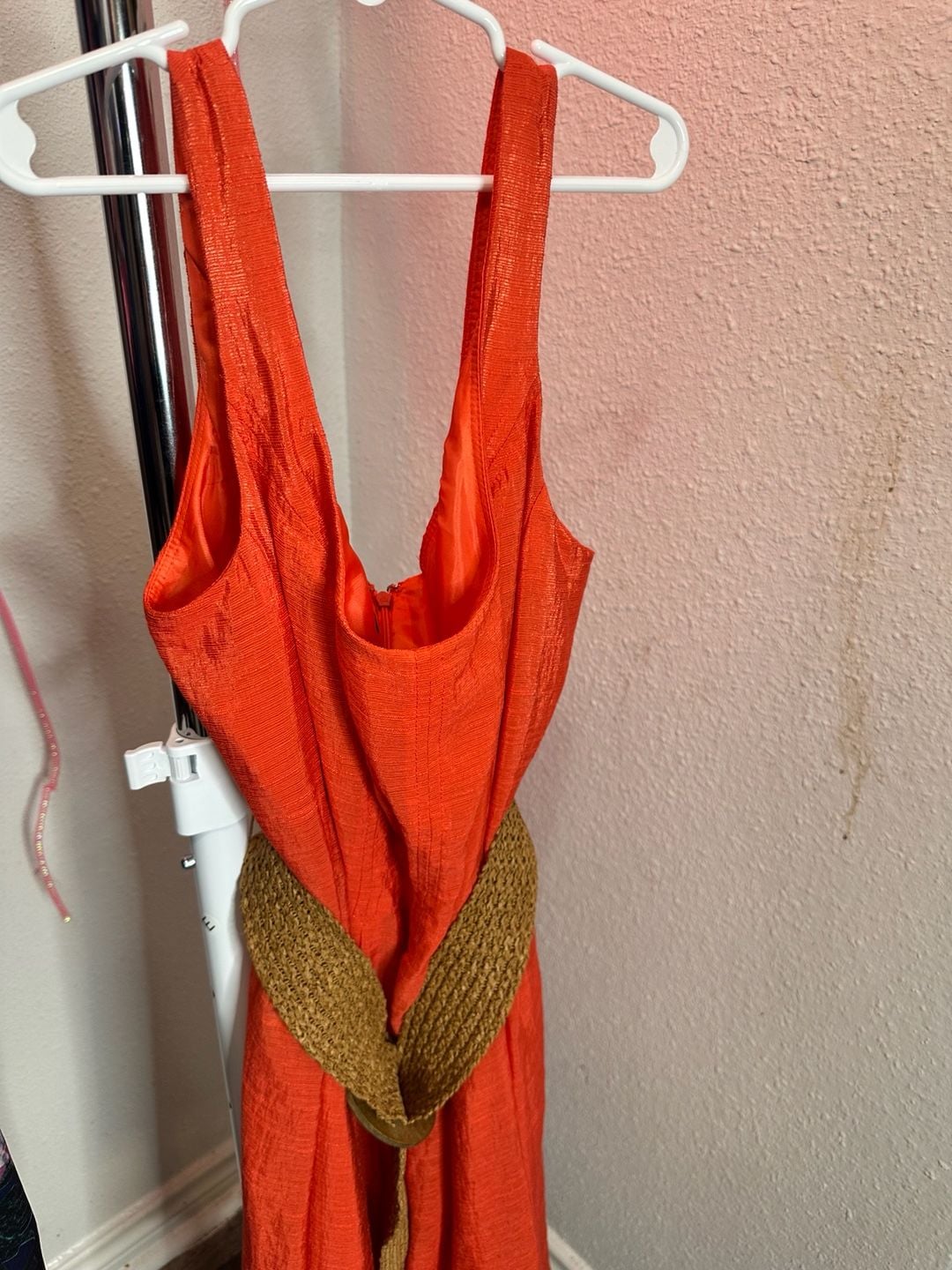 NWT New Direction Women's Orange Dress belt Size 10 1
