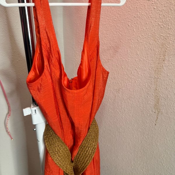NWT New Direction Women's Orange Dress belt Size 10