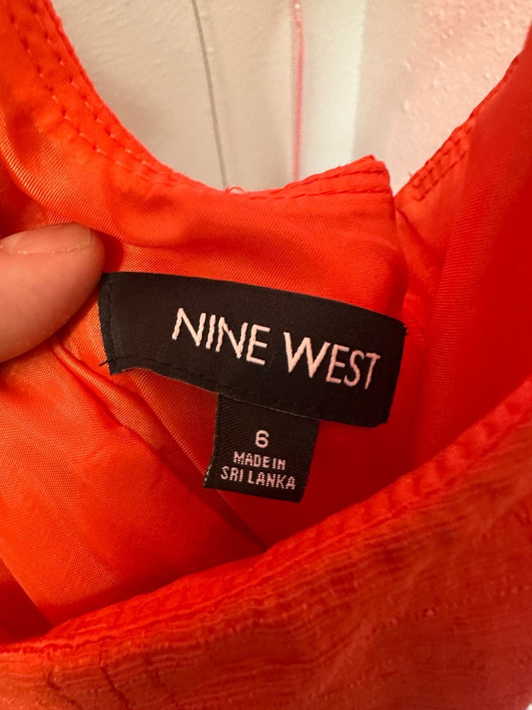 NWT New Direction Women's Orange Dress belt Size 10 2
