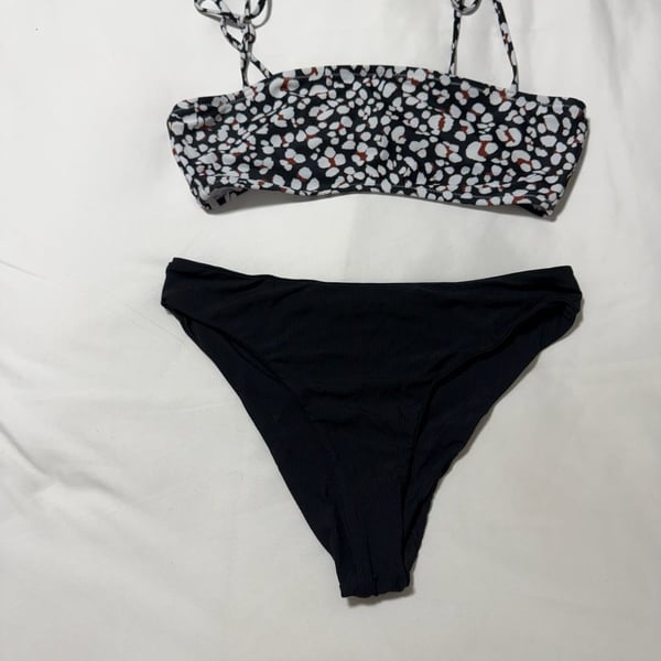 Jessica Simpson Size L Animal Print Bikini Set