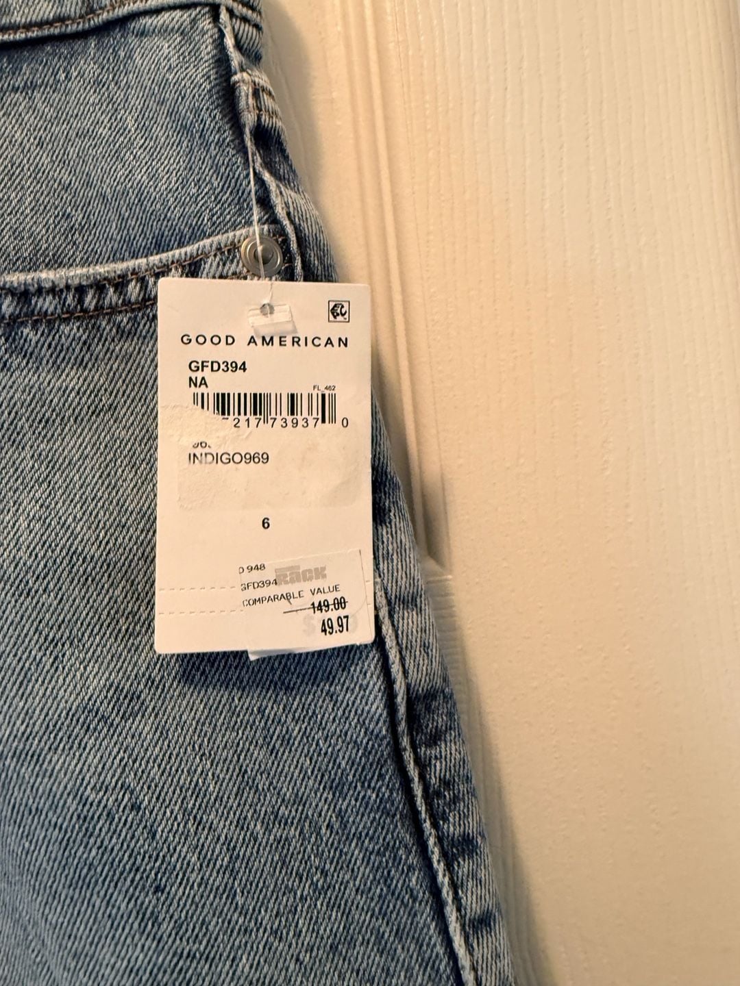 Good American Denim Mini Skirt Size 6/28 3