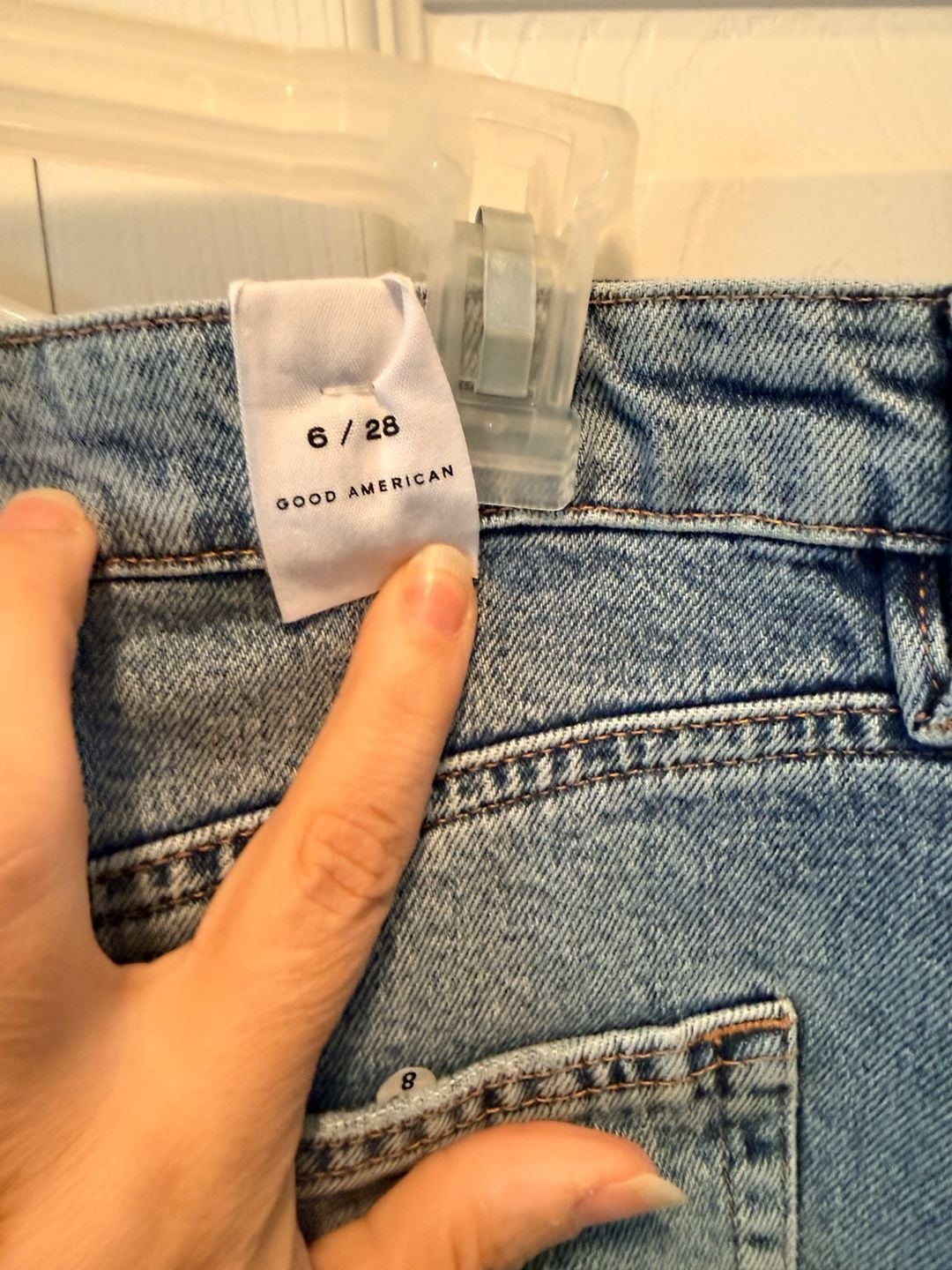 Good American Denim Mini Skirt Size 6/28 5