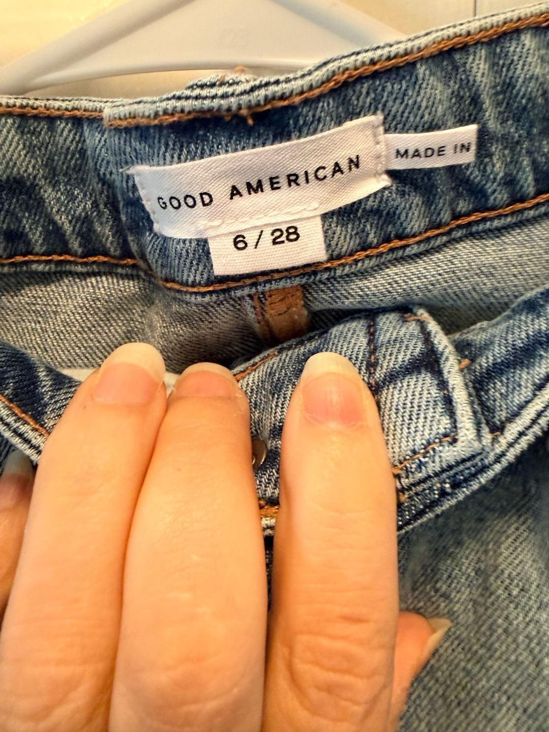 Good American Denim Mini Skirt Size 6/28 6