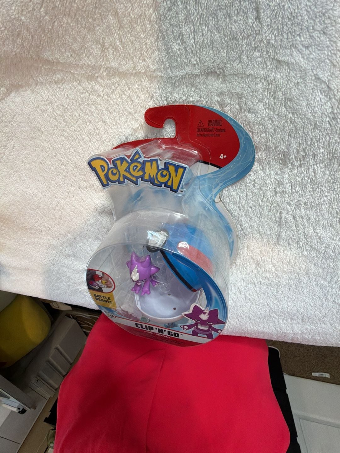 Pokemon Clip 'N' Go Toxel and Great Ball Figure Set 3