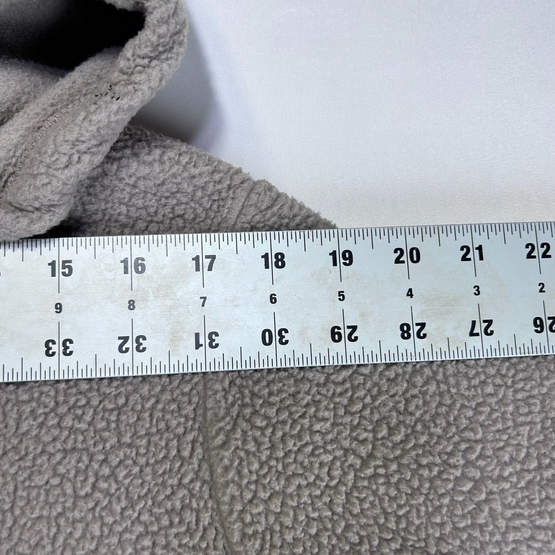 Eddie Bauer Sherpa Fleece 1/4 Zip Hoodie Gray Size Large 9
