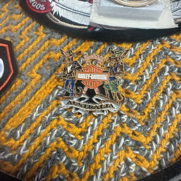 Vintage Harley-Davidson Australia Kangaroo Enamel Pin