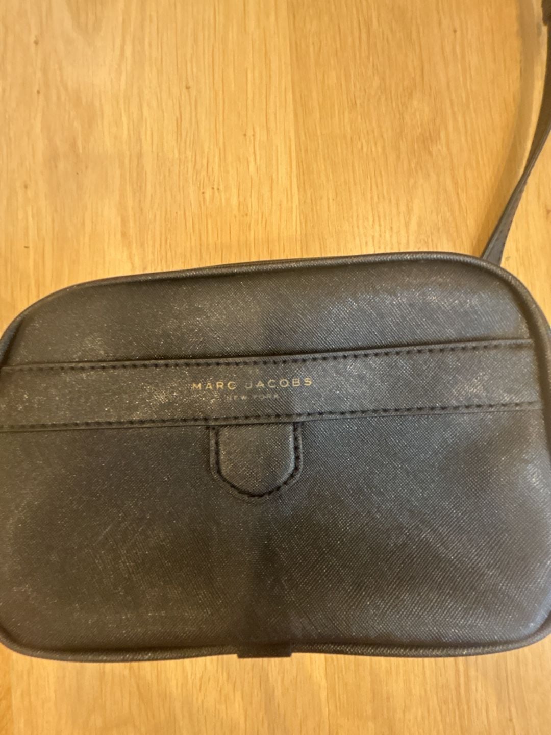 Marc Jacobs Black Saffiano Leather Crossbody Bag 3