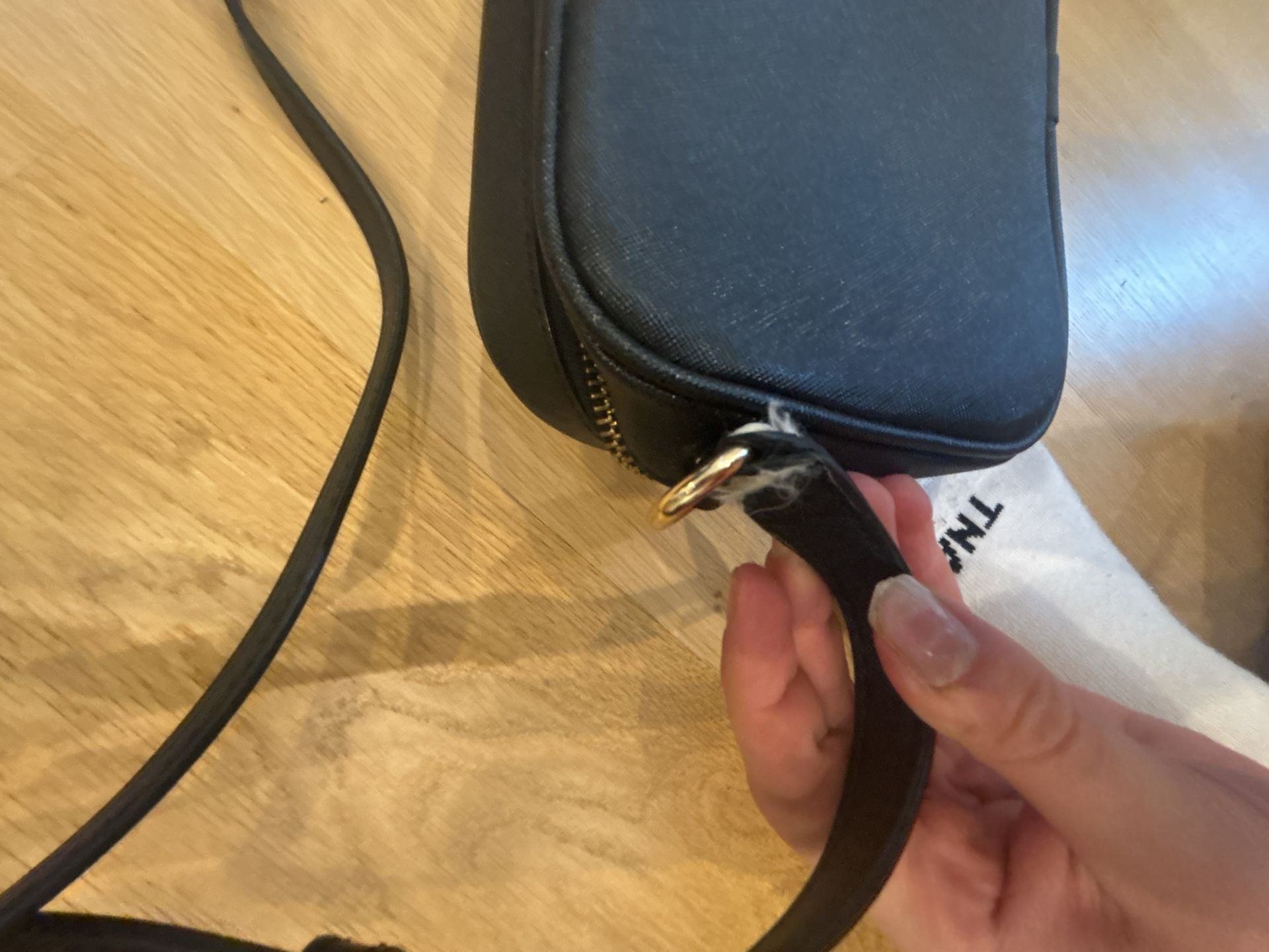 Marc Jacobs Black Saffiano Leather Crossbody Bag 5