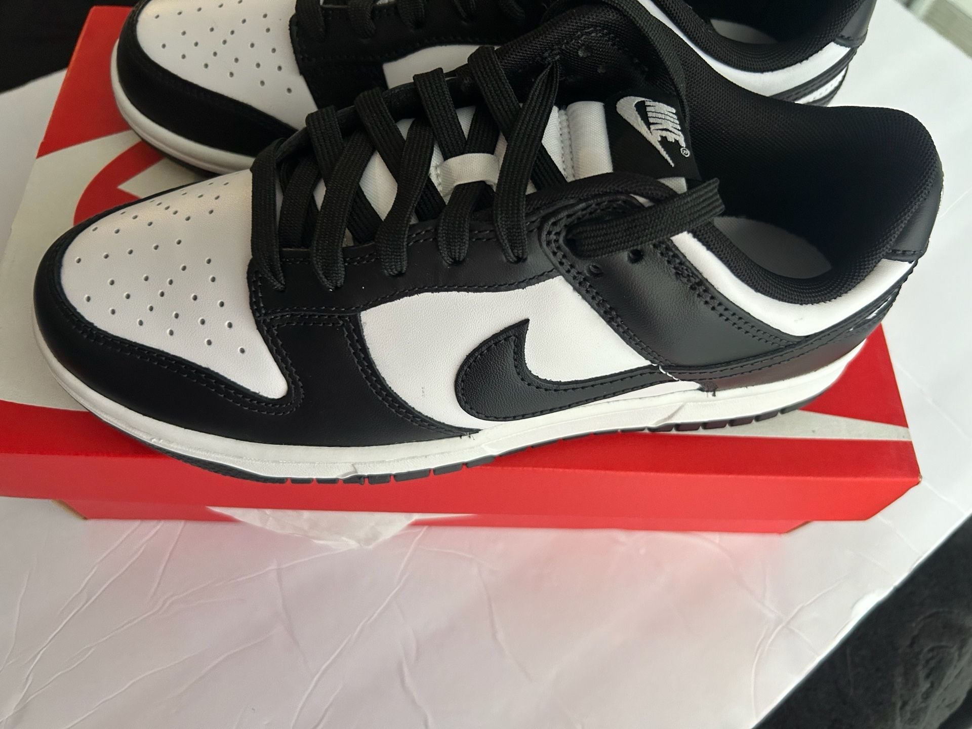 New Nike Dunk Low Retro Black White Size 8 3